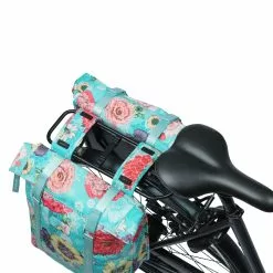 Basil Bloom Field Double Carrier Bag -E-bike tilbehør Butik 321533B318083A5D6936C2E2CCA327A2