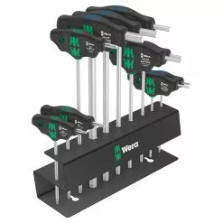 Wera BICYCLE SET 6 L-Key And T-Handle Screwdriver Set, 10-piece